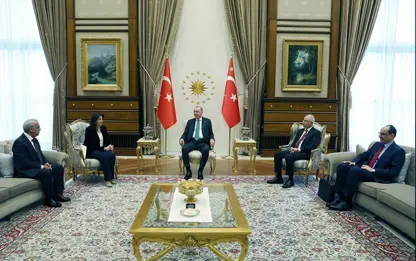 Erdoğan ile görüşen İmralı Heyeti’nden açıklama 