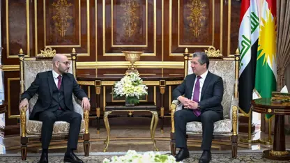 Mesrur Barzani ve Ermenistan Büyükelçisi görüştü 