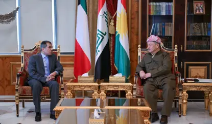 Serok Barzanî û Balyozê Kuwêtê li ser rewşa herêmê civiyan