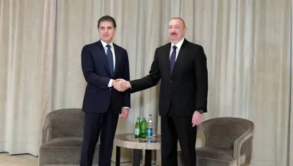 Nêçîrvan Barzanî û Îlham Alîyev xurtkirina pêwendiyan gotûbêj kirin