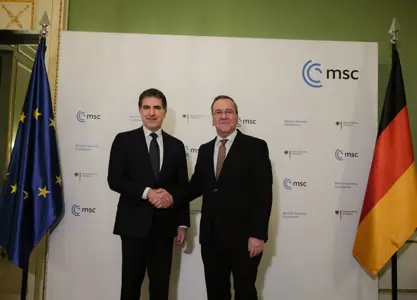 دۆخی سووریا و پێشهاته‌کانی ناوچه‌که‌ به‌ گشتی، ته‌وه‌رێکی دیکه‌ی کۆبوونه‌وه‌که‌ بوو