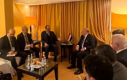 Fuad Hüseyin ile İbrahim Kalın görüştü