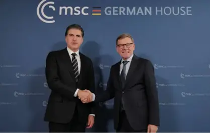 Almanyayê ji bo hewldanên 'Rojava' spasiya Nêçîrvan Barzanî kir