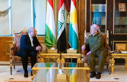 سەرۆک بارزانی پێشوازی لە باڵیۆزی ھەنگاریا لە عێراق کرد