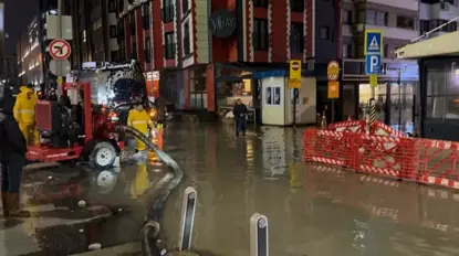 Ji ber baranê cadde û kolan bûn gola avê