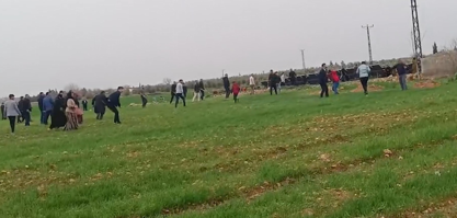 Li ser arazî li hev xistin: 10 kes birîndar bûn