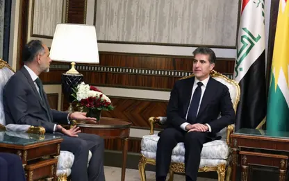 Neçirvan Barzani ve İngiliz Büyükelçi görüştü