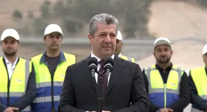 Mesrûr Barzanî rêya du-alî ya Hewlêr-Gomespanê vekir