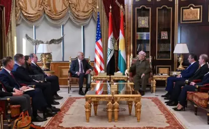 Serok Mesûd Barzanî pêşwaziya Tom Barrack kir