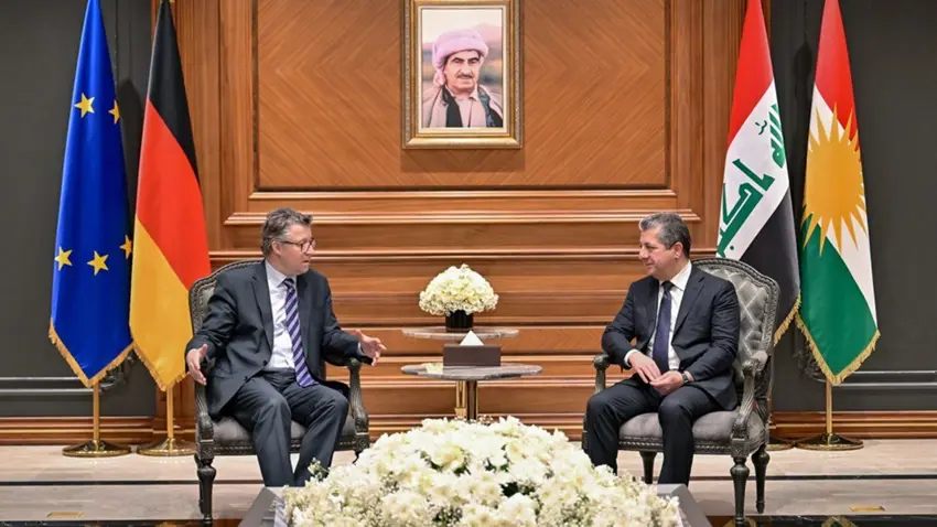 Mesrur Barzani ile Alman heyeti Irak ve Suriye’deki IŞİD tehdidini görüştü