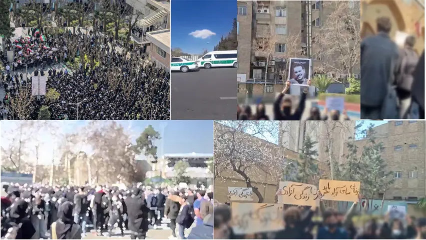 Li Îran û Rojhilatê Kurdistanê xwepêşandanên xwendekaran berfireh dibin