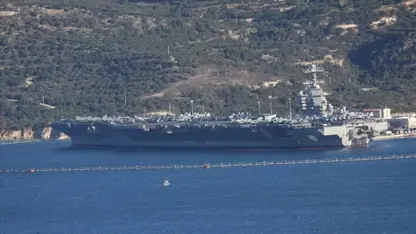 ABD'ye ait uçak gemisi İsrail kıyılarına ulaştı