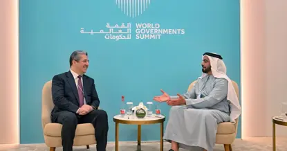Mesrûr Barzanî û Şêx Seyf bin Zayid civiyan