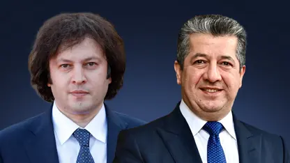 Mesrur Barzani, Gürcistan Başbakanı ile görüştü