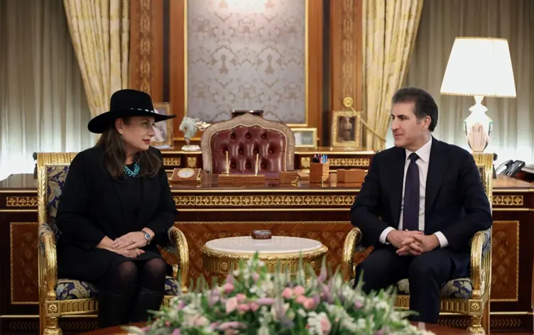 Neçirvan Barzani, ABD'nin Erbil Başkonsolosunu kabul etti
