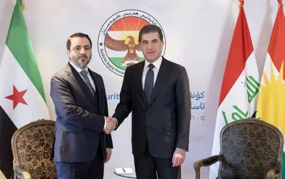 Nêçîrvan Barzanî bi wezîrê karên derve yê Sûriyê bi Şeybani re axifî