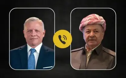 Mesud Barzani ve Ürdün Kralı, bölgedeki gelişmeleri görüştü