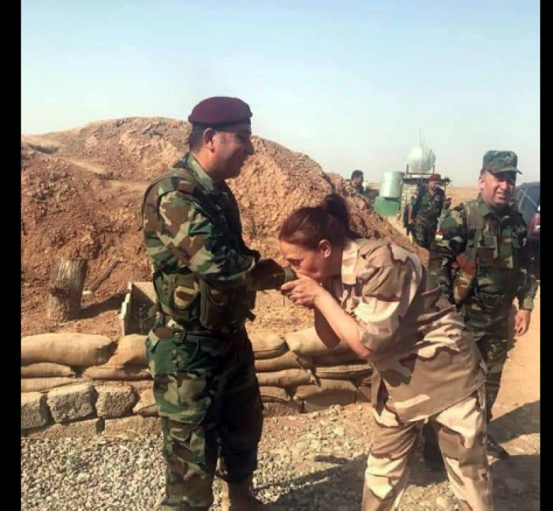 “Pesmerge’nin ellerini öpmek benim için bir onur, bir dahaki sefere ayaklarini öpecegim”