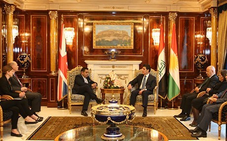 Wezîrê Brîtanya, Kurdistan di mafê pêkhateyan de roleke giring dileyîze.