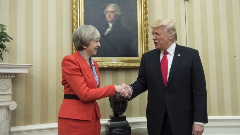 May û Trump li ser cezakirina berpirsên êrîsa kîmyewî li hev kirin!