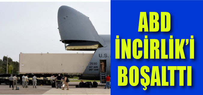 ABD Incirlik’i Kürdistan’a tasimaya basladi