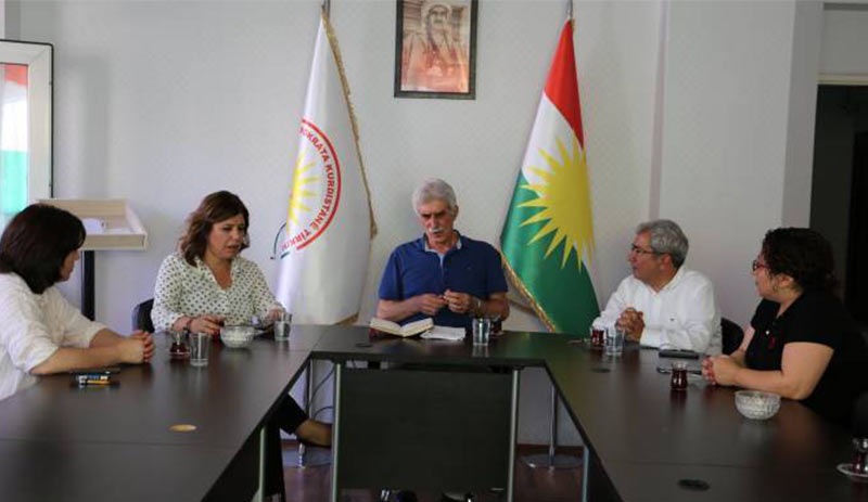 Sandeya HDPê partiyên Kurdistanî ziyaret kirin!