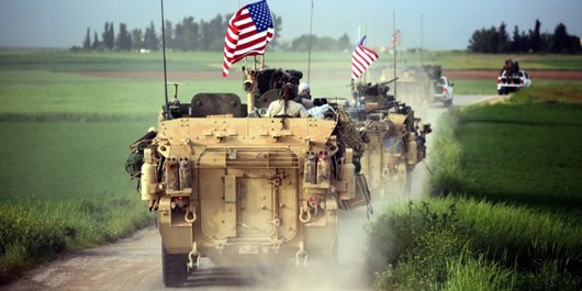 ABD'nin askeri konvoyu Haseke'de