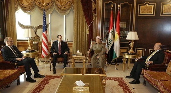 Brett McGurk careke din serdana Serok Barzanî kir