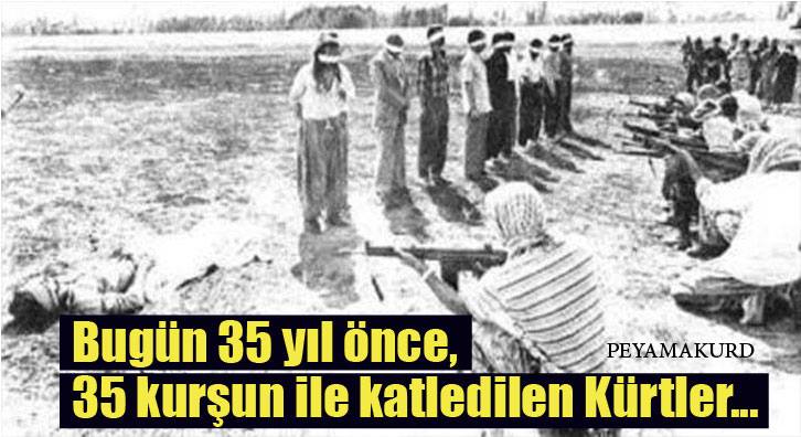 Iran’da 35 yil önce katledilen Kürtler