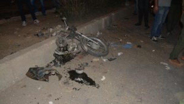 Kamislo’da bomba yüklü Motosiklet patladi