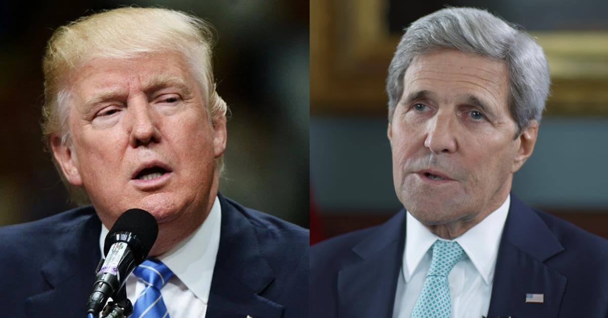 Trump: Hevdîtinên John Kerry bi berpirsên Îranî re ne yasayî ne