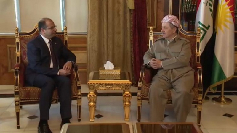 Selim Ciburi, Baskan Barzani’yi ziyaret etti