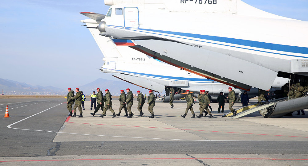 Rus birlikler, Sam’a devriye atti, kontrol Ruslarda