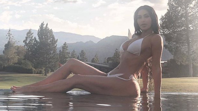 Kim Kardashian’dan ‘Gerçekten utangaçim’ pozu