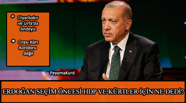 Erdogan: Ez fêhm nakim çima Kurd HDPê hildibijêrin!
