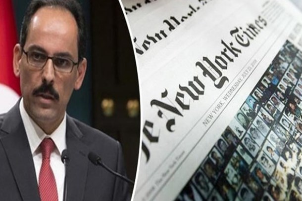 Tirkiyê li ser bûyera Singalê bertek nîsanî New York Timesê da