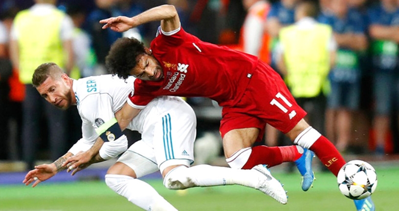 Salah'tan Ramos'a tokat gibi cevap