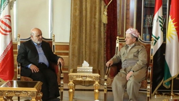 Baskan Barzani, Iran Büyükelçisini kabul etti