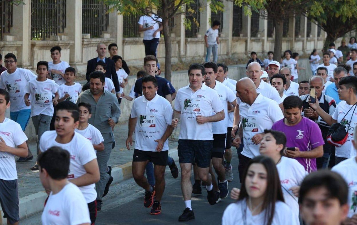 Bi besdariya Nêçîrvan Barzanî 8emîn Maratona Navdewletî ya Hewlêrê destpê kir