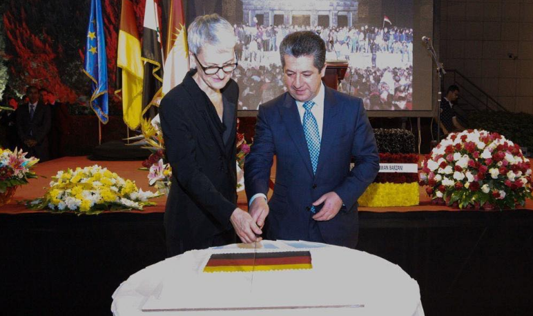 Mesrûr Barzanî li Hewlêrê besdarî bîranîna roja nistimanî ya Almanyayê bû