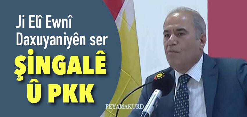 Elî Ewnî: Divê PKK tavilê vegere ser rastiya netewî