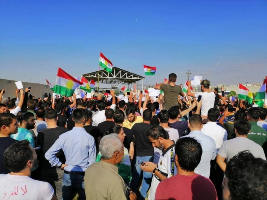 VIDEO | Li Hewlêrê li dijî êrîsa ser Rojava xwepêsandan