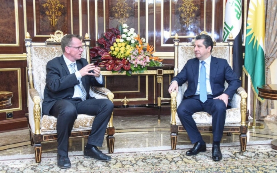 Serokwezîr Barzanî ji bo pistgiriya berdewam spasiya Almanyayê kir