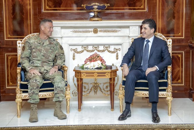 Nêçîrvan Barzanî û sanda Amerîkî rewsa Kurdistan û Iraqê gotûbêj kirin