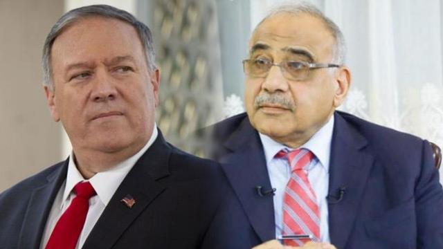 Serokwezîrê Iraqê û Pompeo li ser xwepêsandanan axivîn