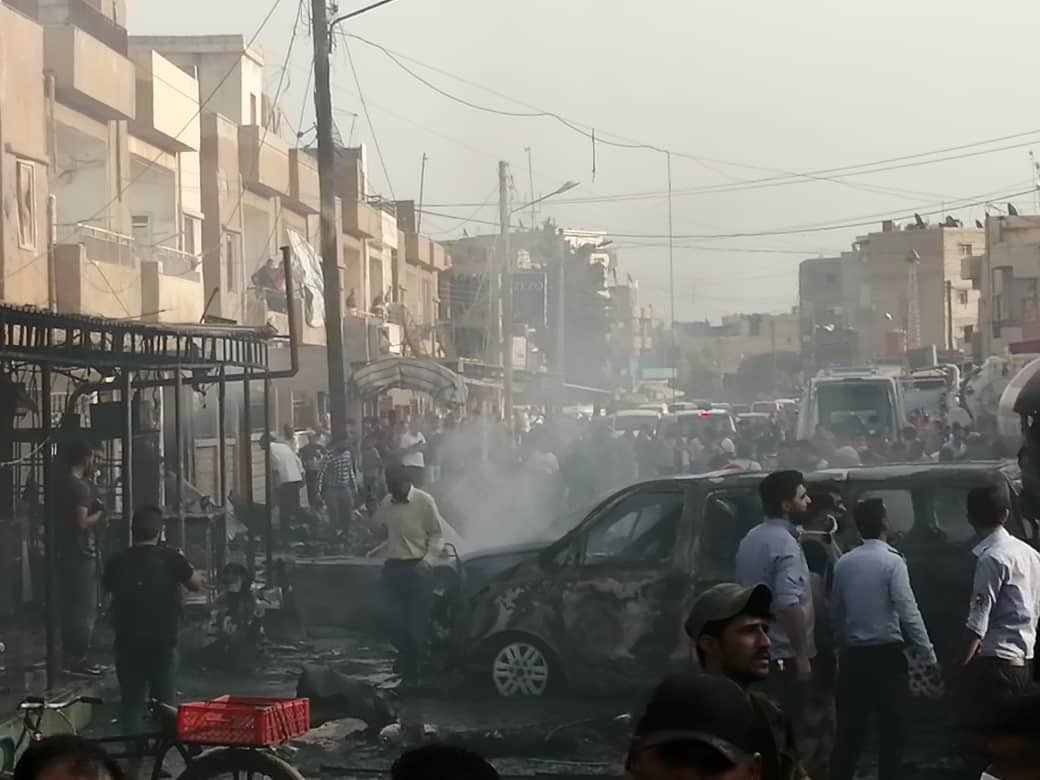 DAISê li Qamislo wesayîta bombebarkirî teqand: Kustî û birîndar hene