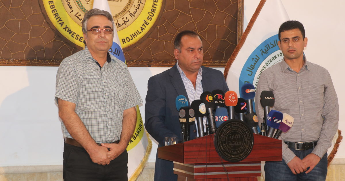 Ji Rêveberiya Rojava daxuyanî: Em komîteya destûrê qebûl nakin!