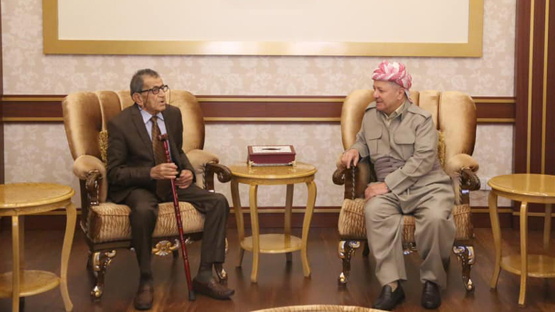 Serok Barzanî pêswazî li hunermendê navdar Mihemed Erbîlî kir