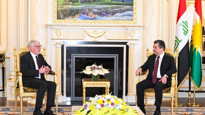 Serokwezîr Barzanî, ligel Wezîrê Almanyayê civiya