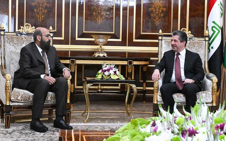 Serokwezîr Barzanî, pêswazî li Mîrê Êzidiyan kir